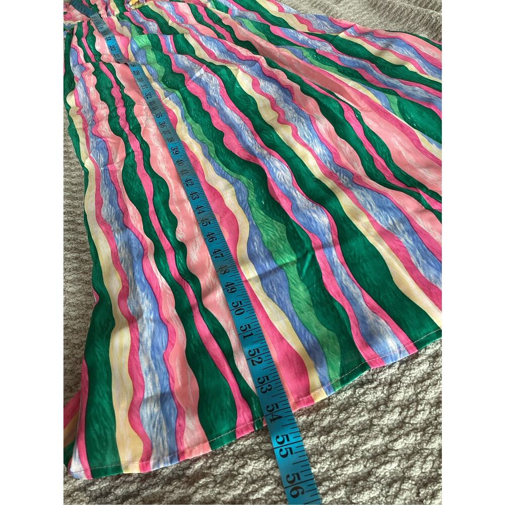 NWT ANANY colorful long maxi dress or beach cover up women's size Lage - Picture 8 of 9